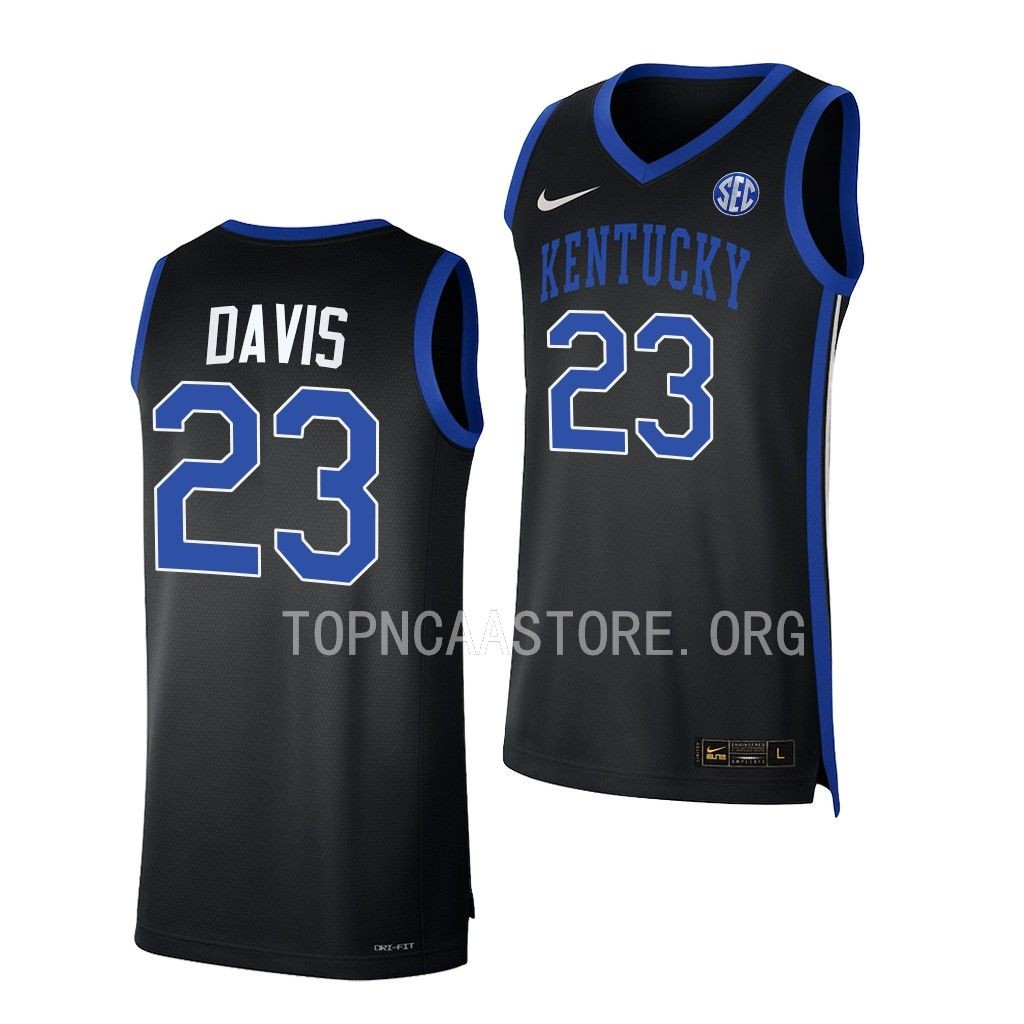 Anthony Davis Kentucky Wildcats #23 Black College Jersey