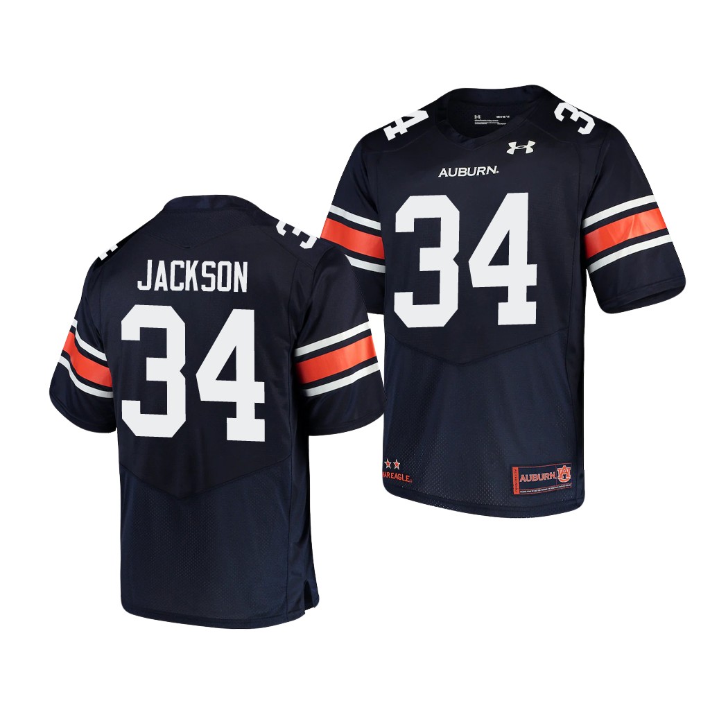 Auburn Tigers 34 Bo Jackson Navy Jersey
