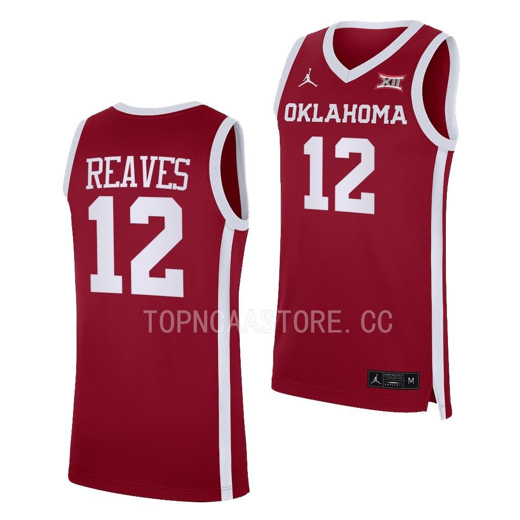 Austin Reaves #12 Oklahoma Sooners Alumni Jersey Crimson