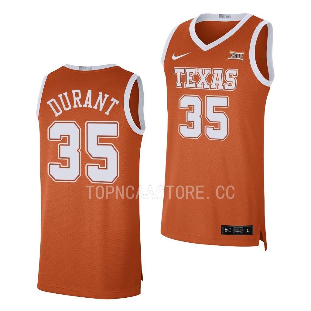 Kevin Durant #35 Texas Longhorns Limited Alumni Jersey Orange