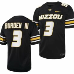 Luther Burden Jersey Missouri Tigers #3 College Football - Black