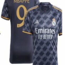 Mbapp? Jersey Black #9 Real Madrid Home Soccer 2024-25