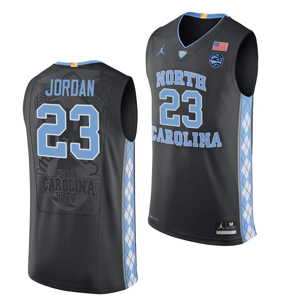 North Carolina Tar Heels Michael Jordan Black -20 Jersey