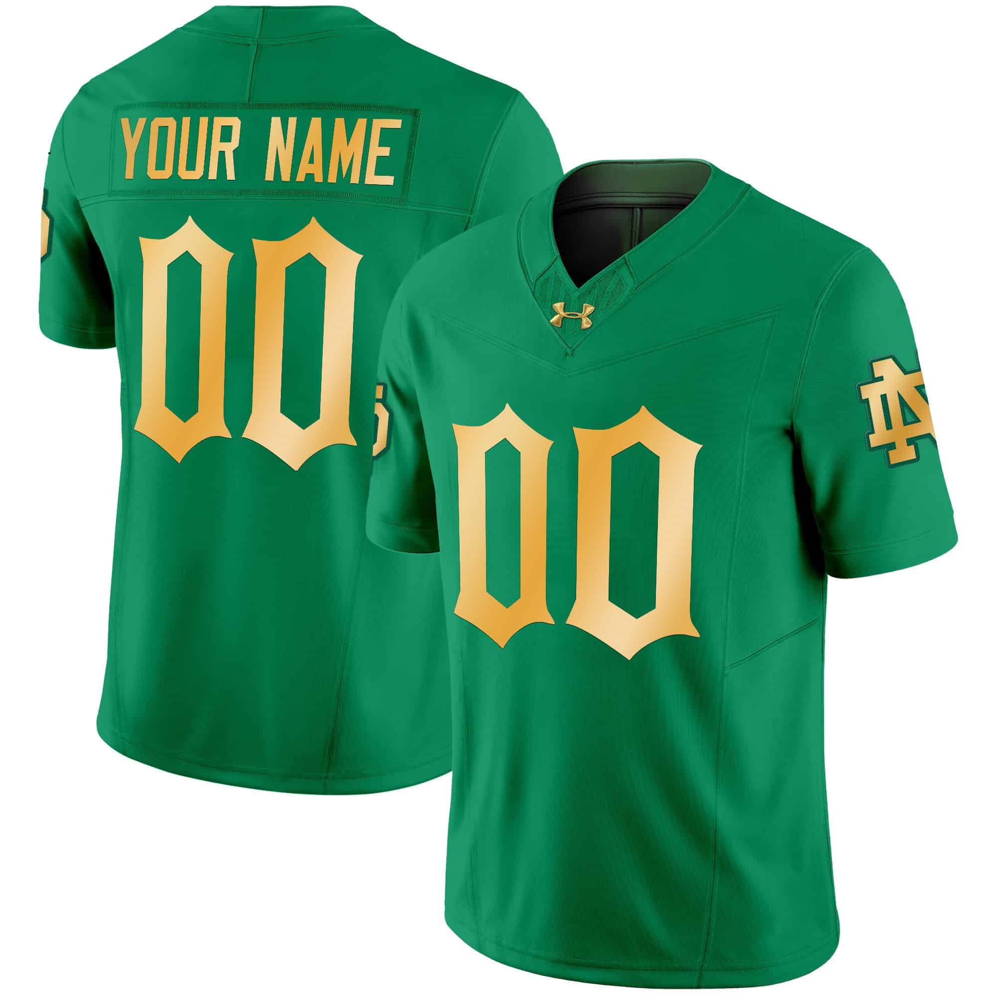 Notre Dame Fighting Irish Vapor Limited Custrom Jersey - All Stitched #4