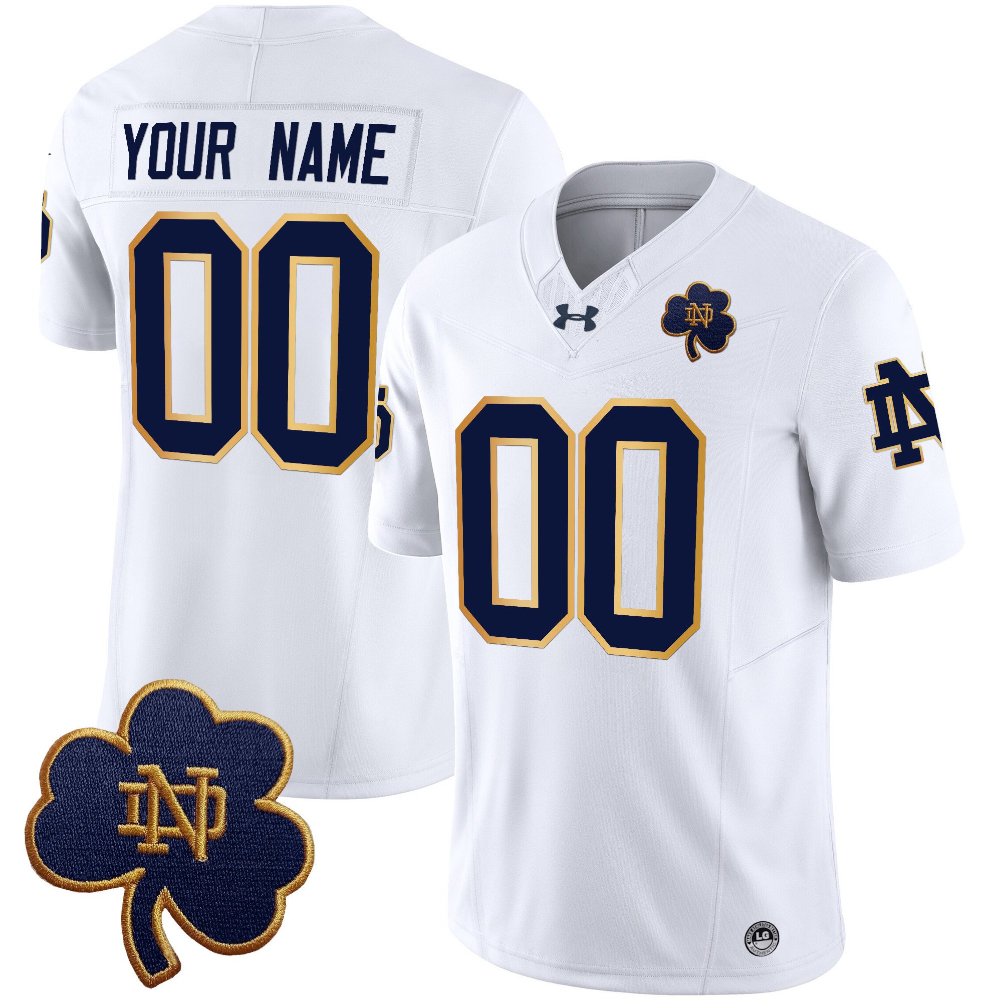 Notre Dame Fighting Irish Vapor Limited Custrom Jersey V3 - All Stitched #1