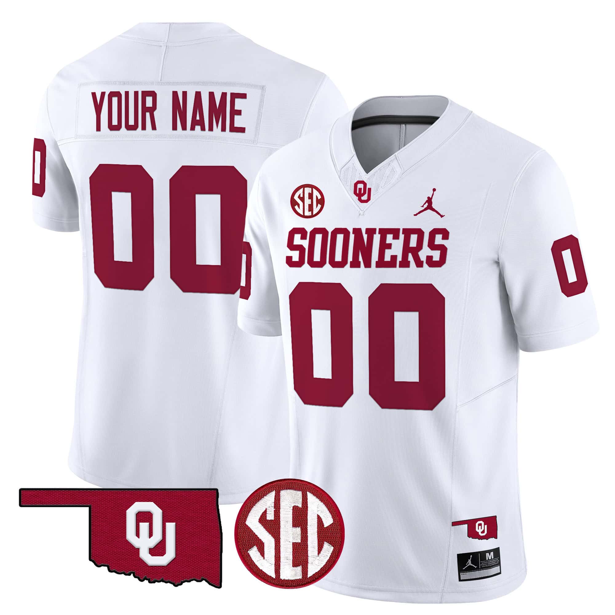 Oklahoma Sooners Vapor Limited Custom Jersey - SEC Patch - All Stitched #5