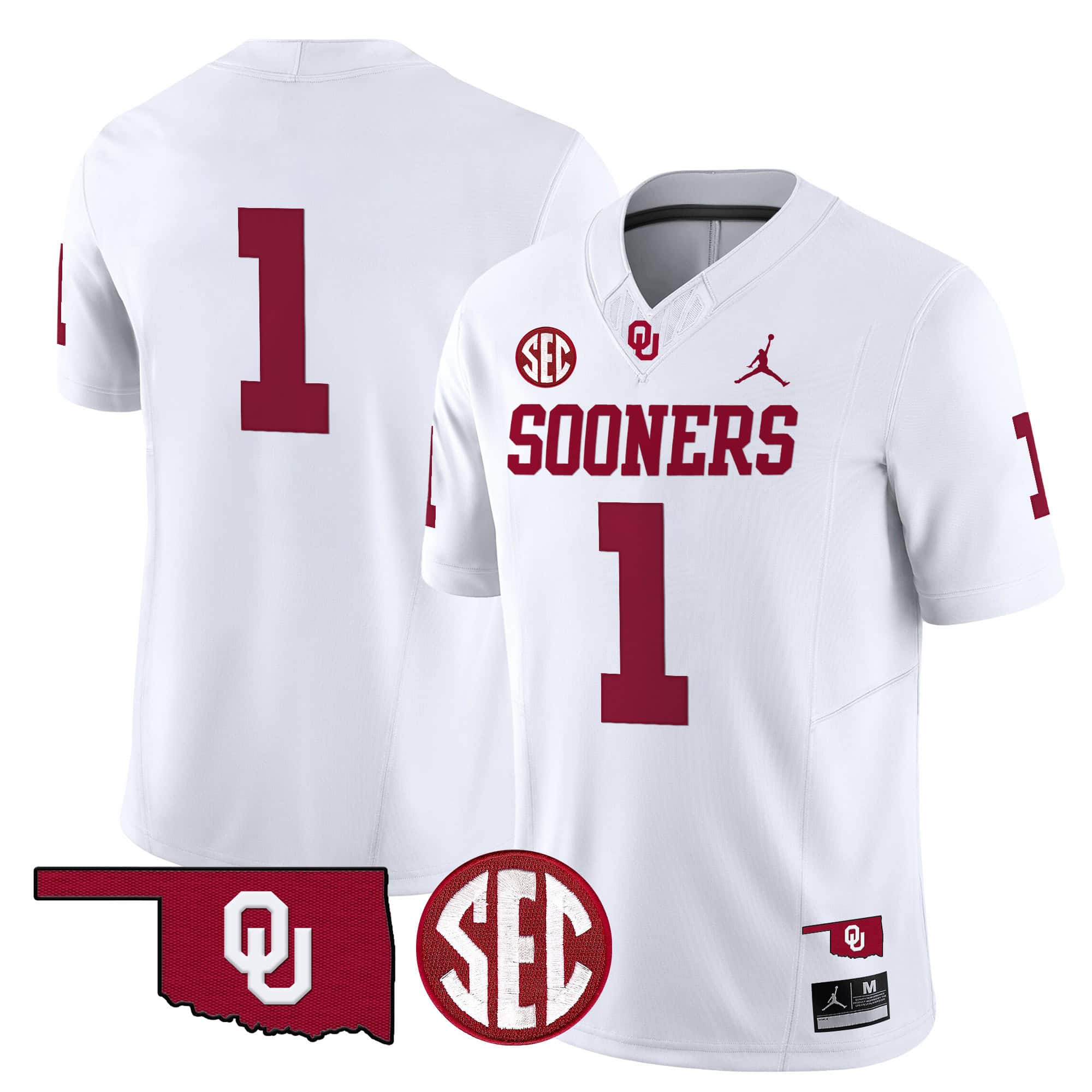 Oklahoma Sooners Vapor Limited Jersey - SEC Patch - All Stitched #59