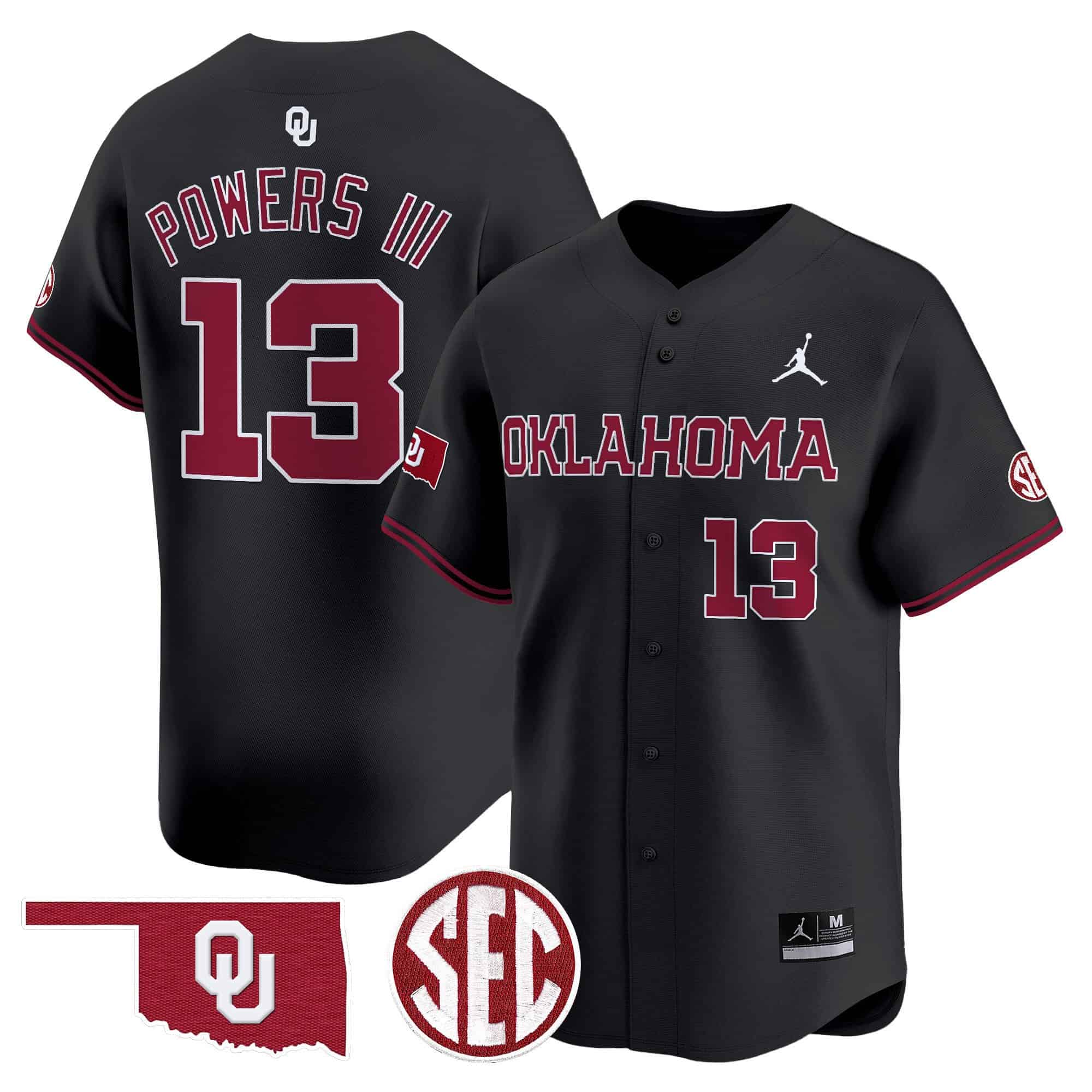 Oklahoma Sooners Vapor Premier Limited Jersey - SEC Patch - All Stitched #17