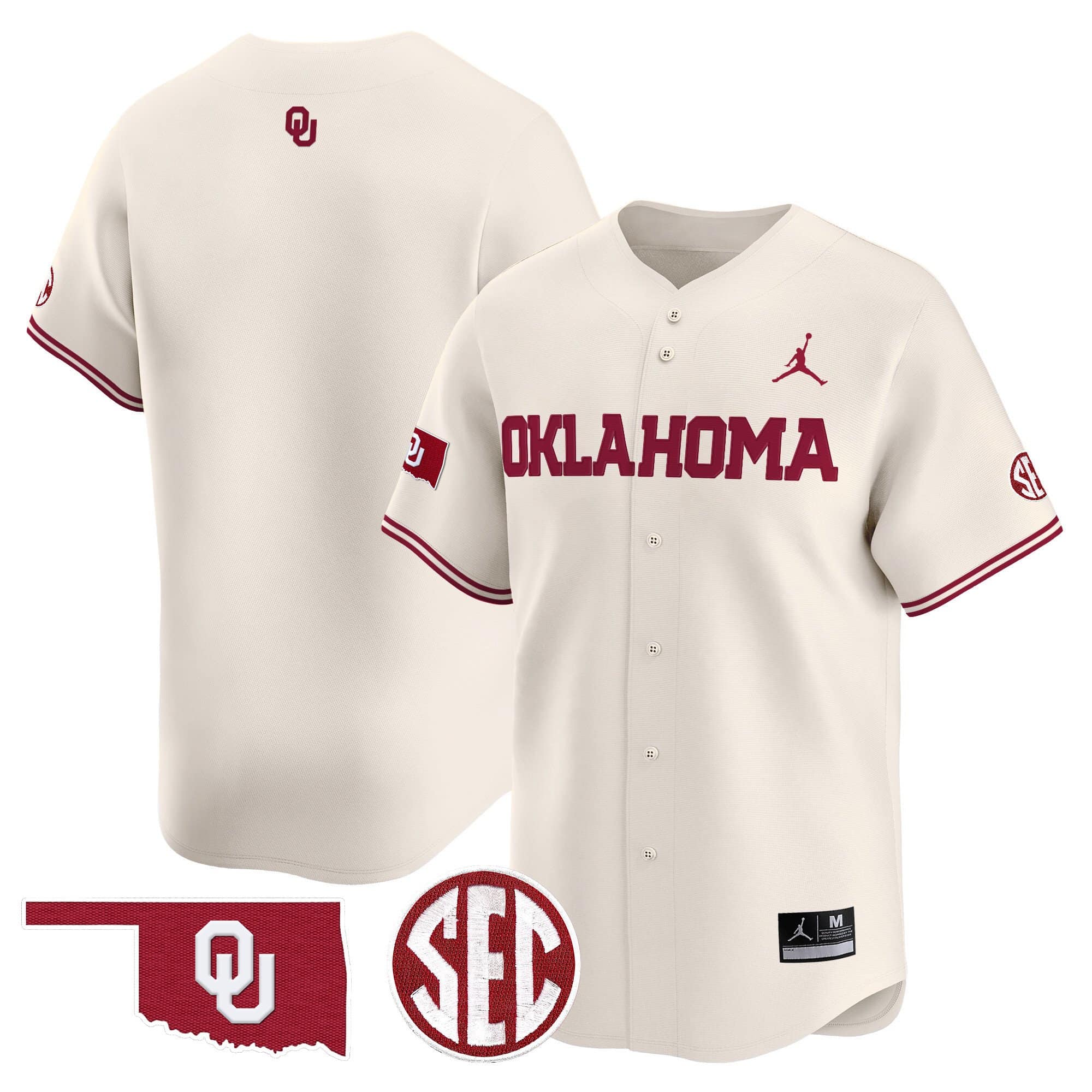 Oklahoma Sooners Vapor Premier Limited Jersey - SEC Patch - All Stitched #30