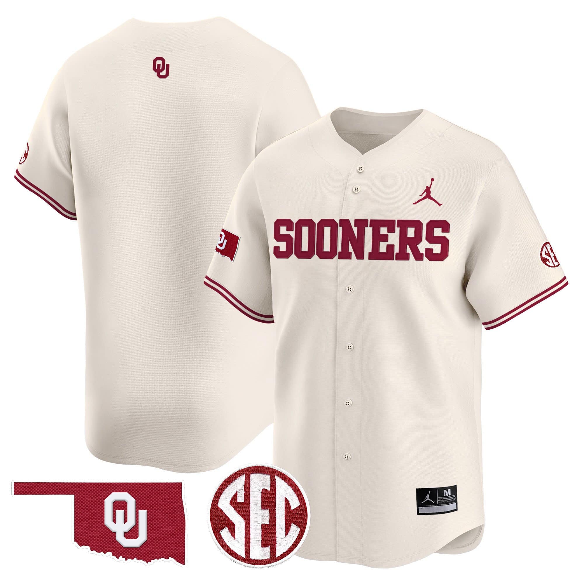 Oklahoma Sooners Vapor Premier Limited Jersey V2 - SEC Patch - All Stitched #30