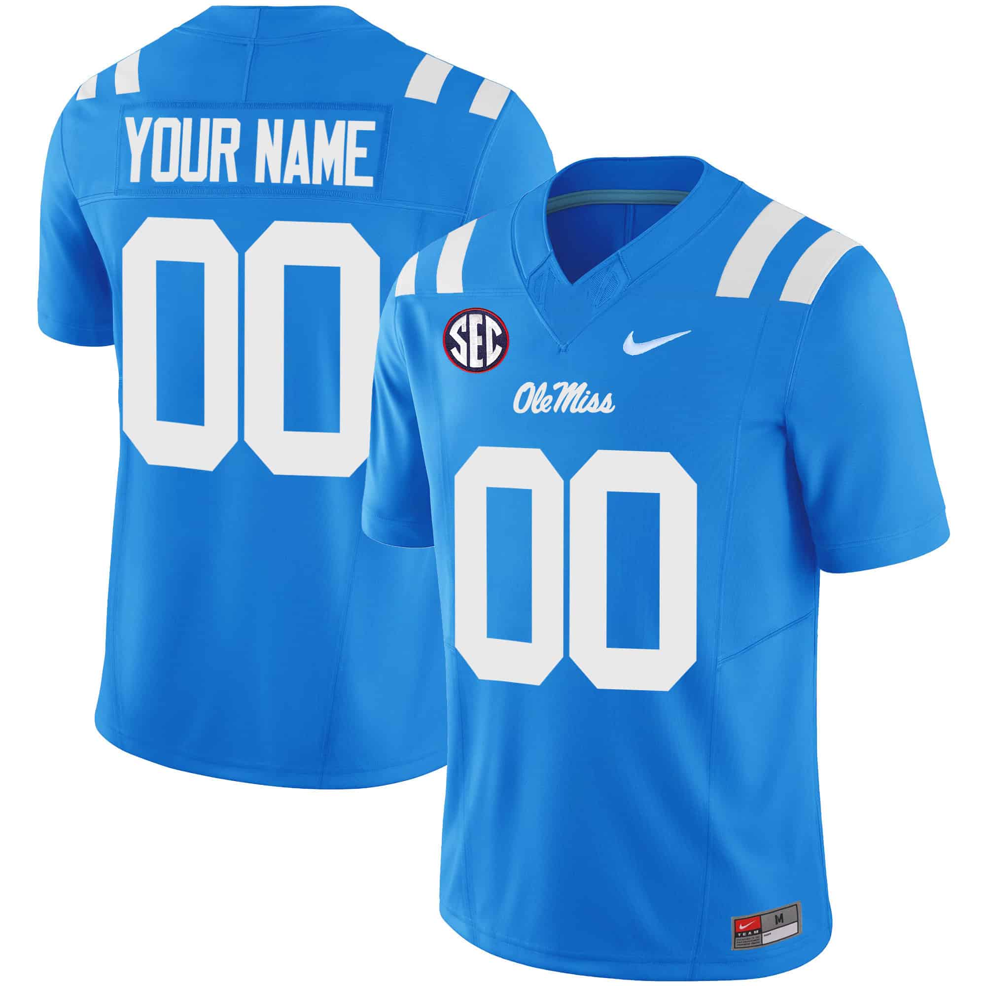 Ole Miss Rebels Vapor Limited Custom Jersey - All Stitched #5