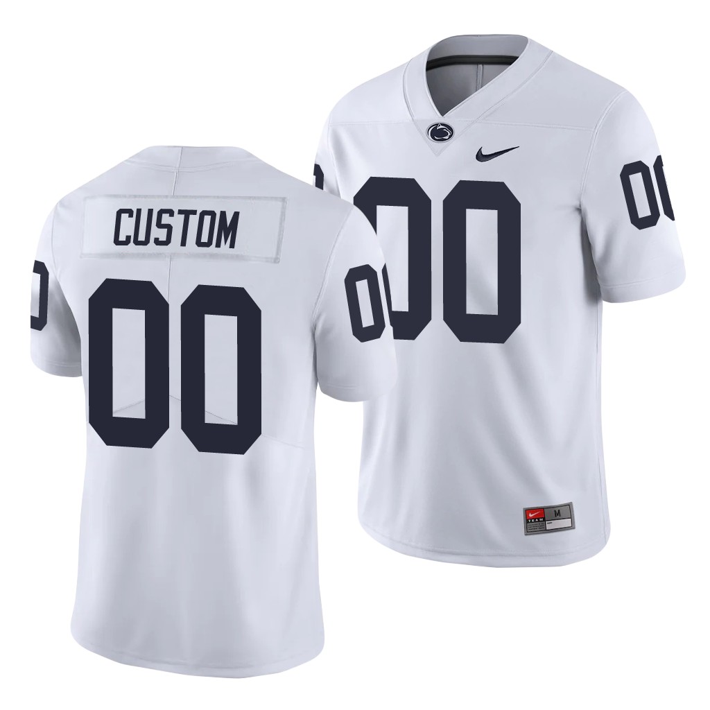 Penn State Nittany Lions Custom White Limited College Jersey
