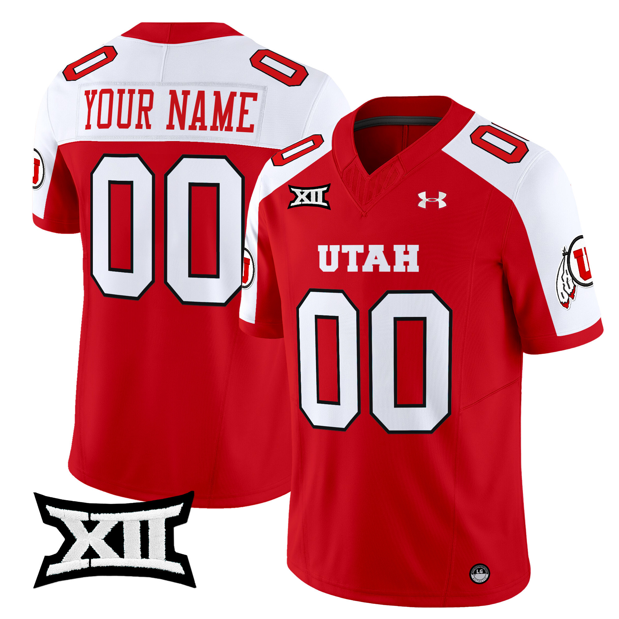 Utah Utes Vapor Limited Custom Jersey - All Stitched #4